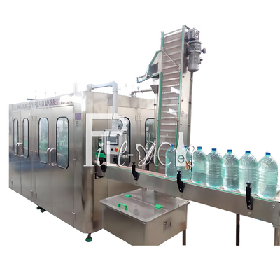 3L / 5L / 10L المياه المعدنية النقية 3 في 1 آلة تعبئة الزجاجات البلاستيكية الكبيرة معدات مصنع نظام تعبئة الزجاجات